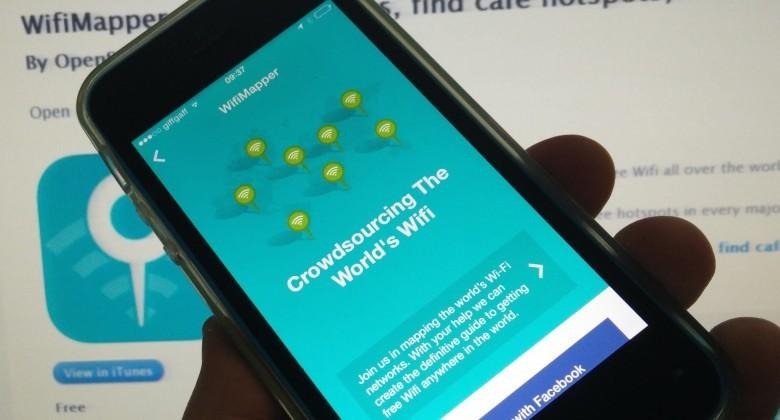 WiFiMapper app relies on crowdsourcing to find free WiFi