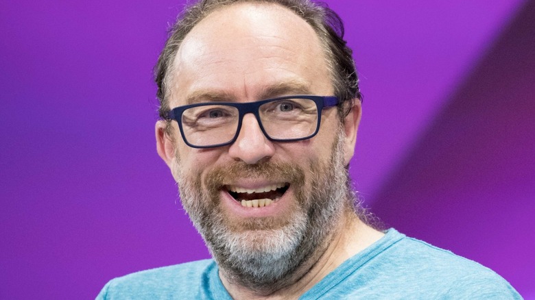Jimmy Wales smiling