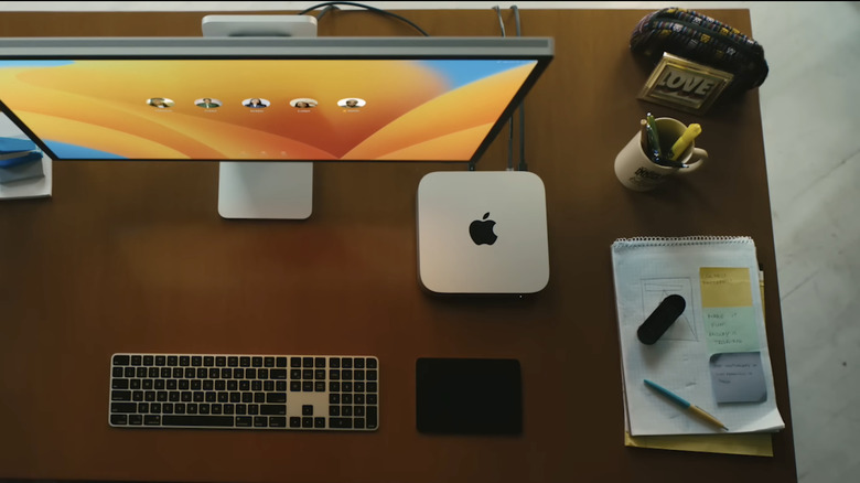 Mac Mini on a desk