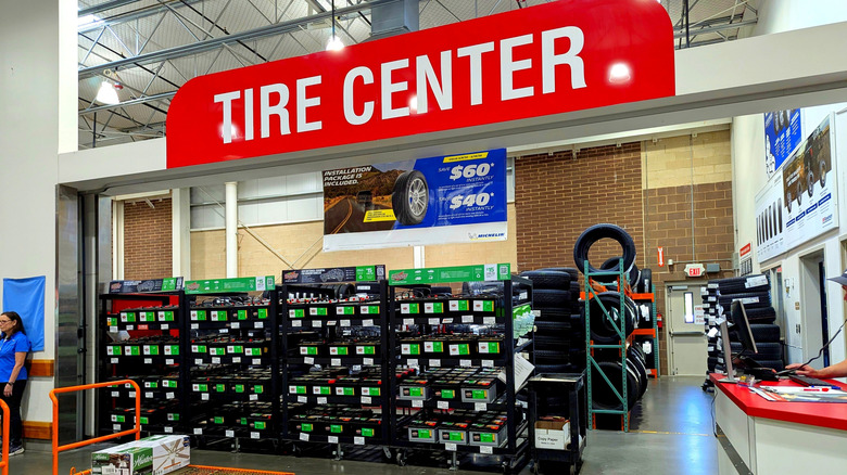 Costco Tire Center lobby