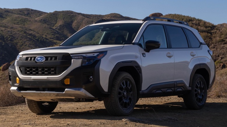 2026 Subaru Forester Wilderness on a desert trail