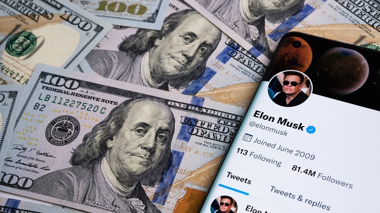 Musk twitter money