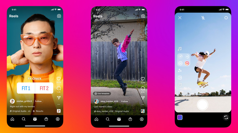 Facebook and Instagram reels