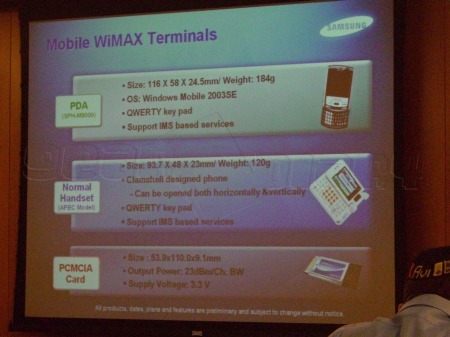 Samsung WiMax presentation