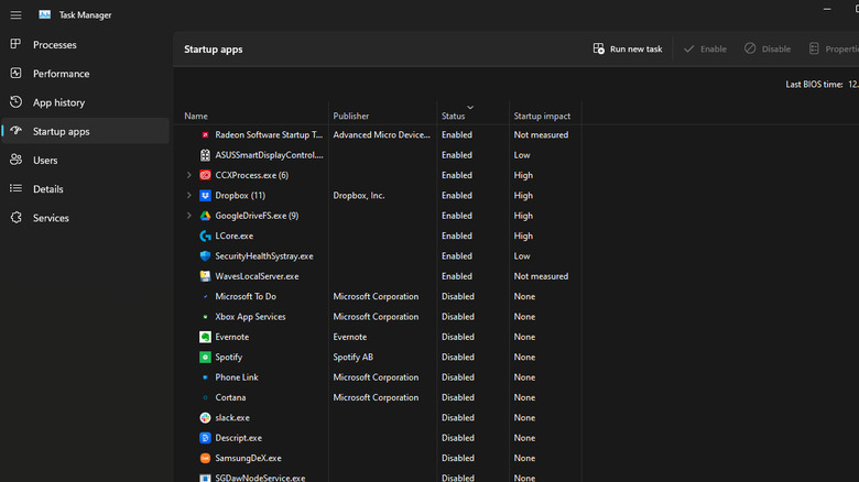 Task Manager in Windows 11