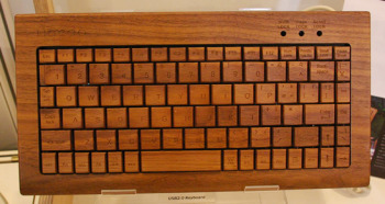 wooden keyboard