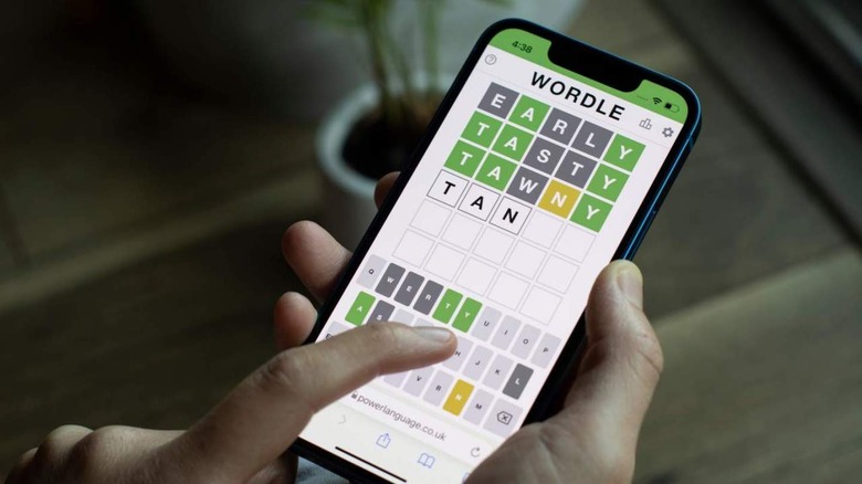 Wordle web app on phone