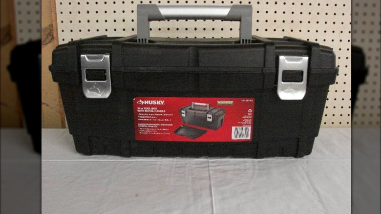 Husky 24-Inch Hand Tool Box in Black