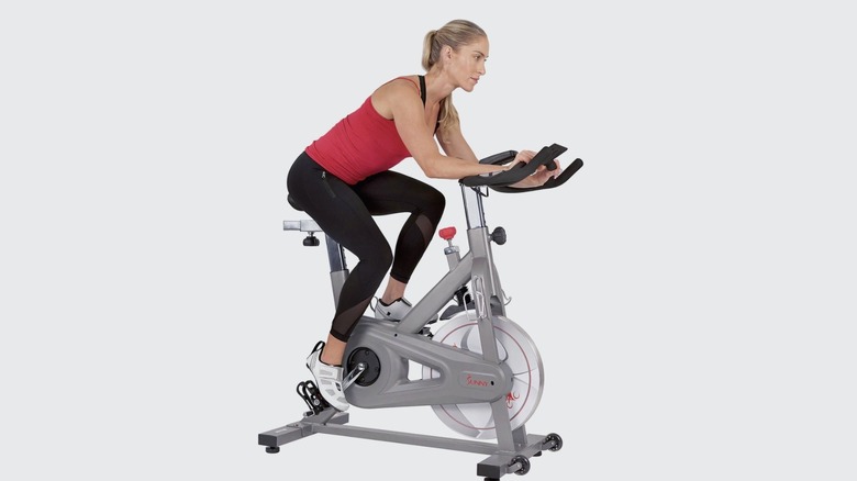 Woman riding Sunny cycle bike