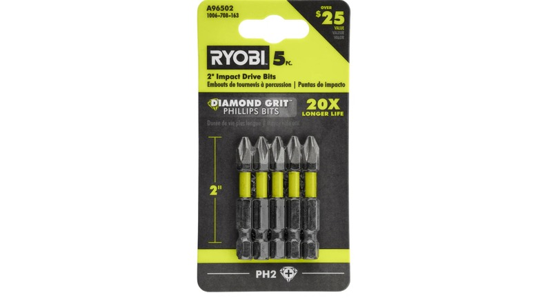Ryobi 5-Piece Diamond Grit Impact Drive Bits