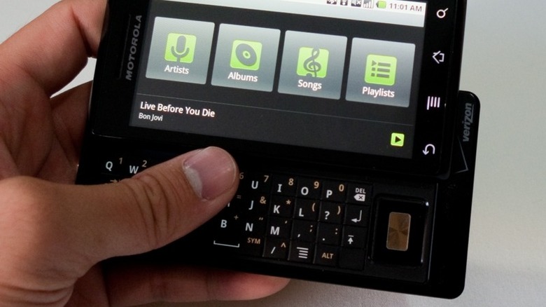 the Motorola Droid