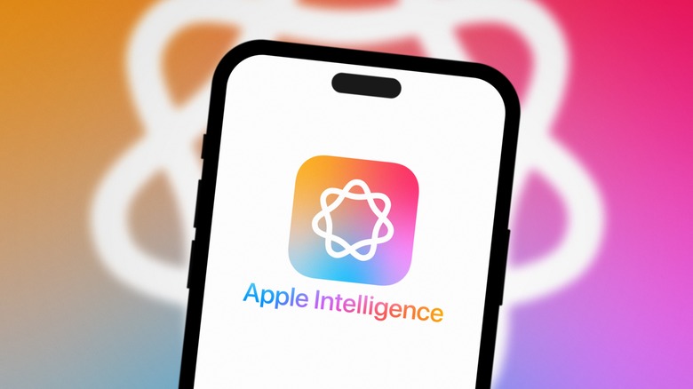Apple Intelligence on an iPhone 15.