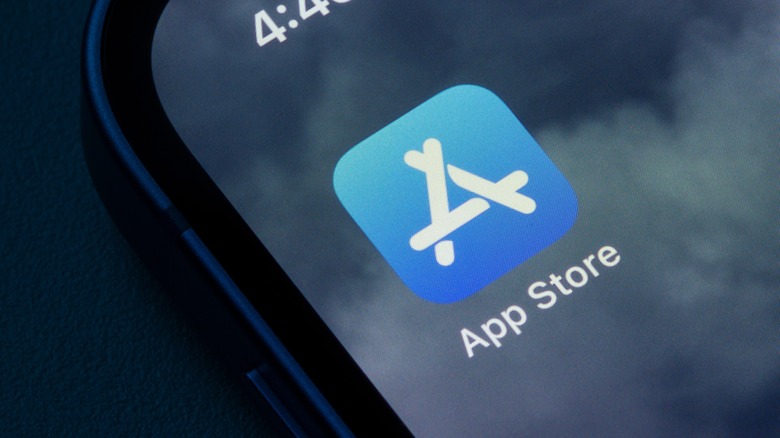 The App Store icon on an iPhone