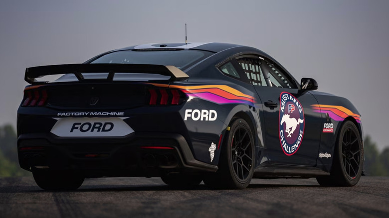 Ford Mustang Dark Horse R quarter panel shot