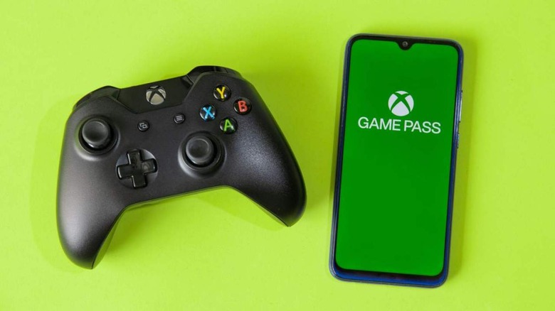 Xbox Game Pass on smartphone