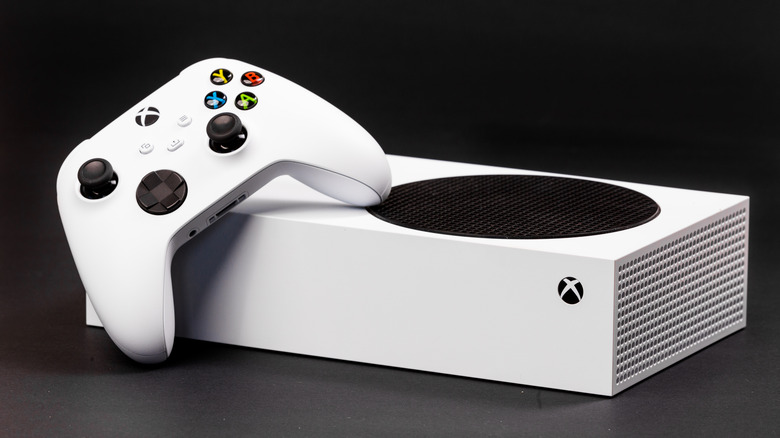 Xbox Series S and white controller