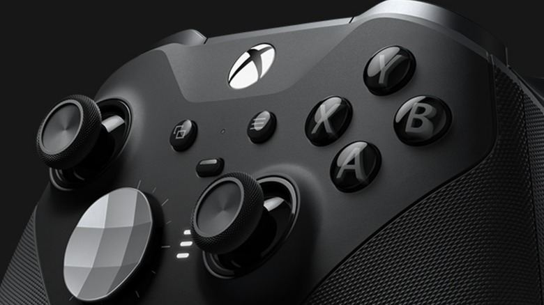 A black Xbox Elite Wireless Controller Series 2.