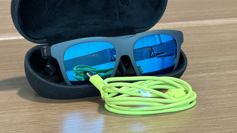 XReal xbx a01+ glasses on a table