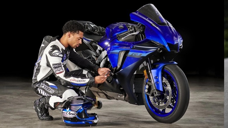 person working on R1