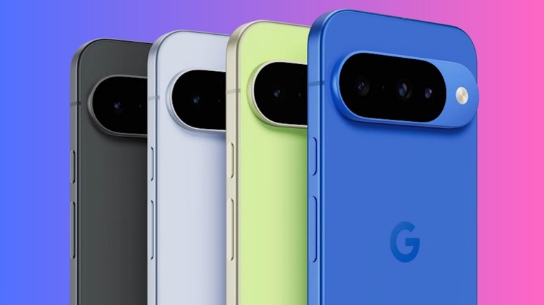 Google Pixel 10 color options.
