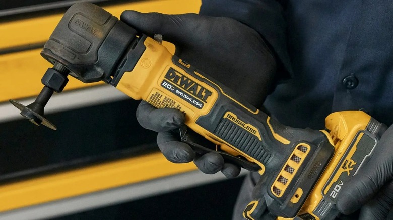 DeWalt 20V Max right angle die grinder.