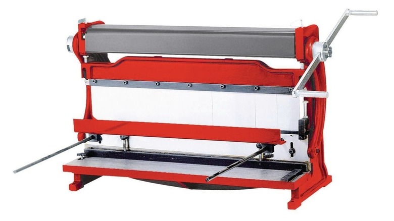 The Central Machinery 30 in. 3-In-1 Shear, Press Brake, and Slip Roll from Harbor Freight.