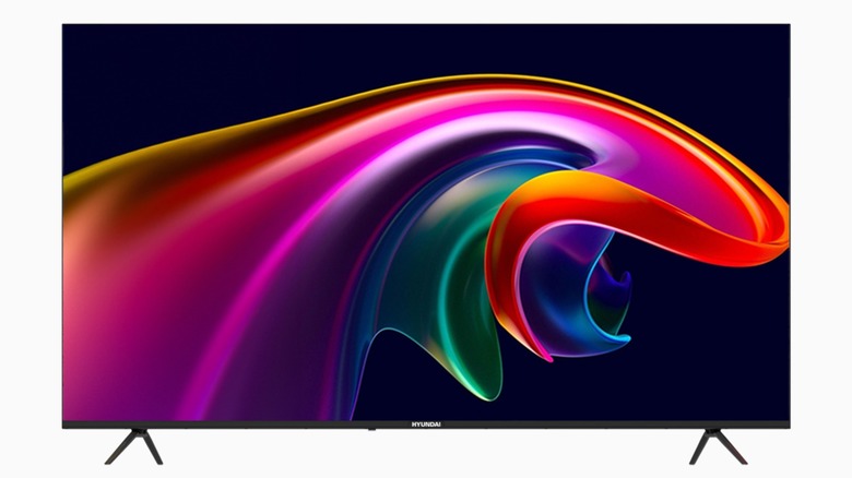 Hyundai smart TV on a white background