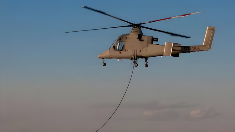 K-Max unmanned helicopter Conducting tests