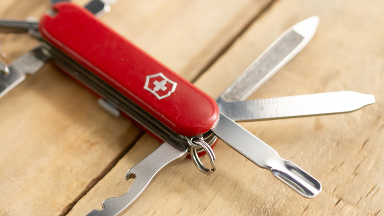 A classic Swiss army knife