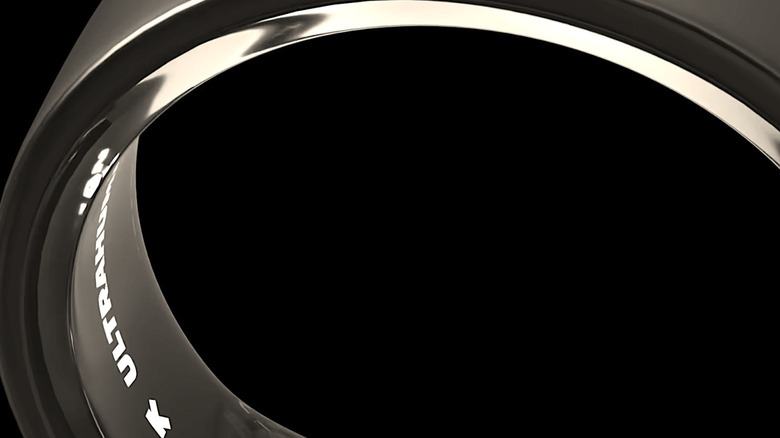 Close up shot of interior Ultrahuman ring
