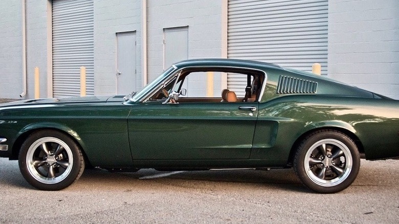 Dark green Revology 1967 Shelby GT350 replica