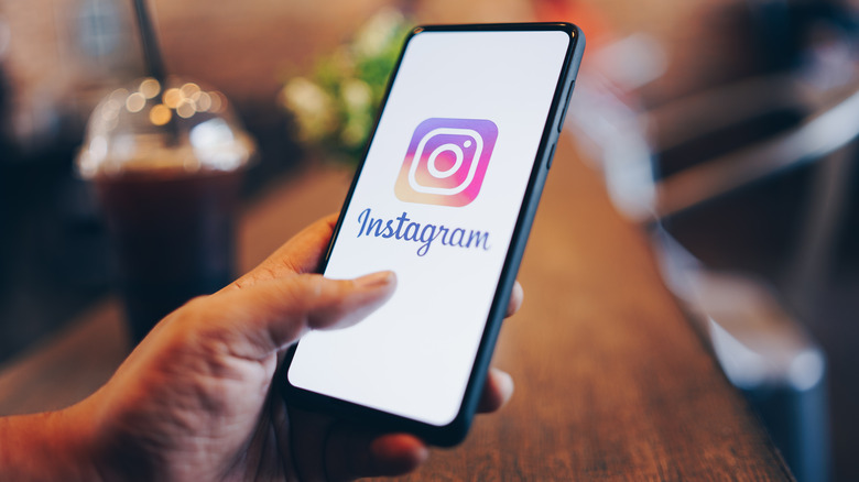 instagram on android phone screen