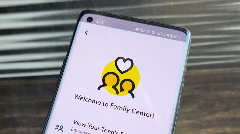 Snapchat Family Center page logo