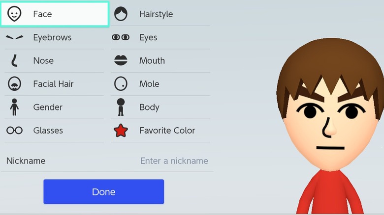 Switch Mii creator