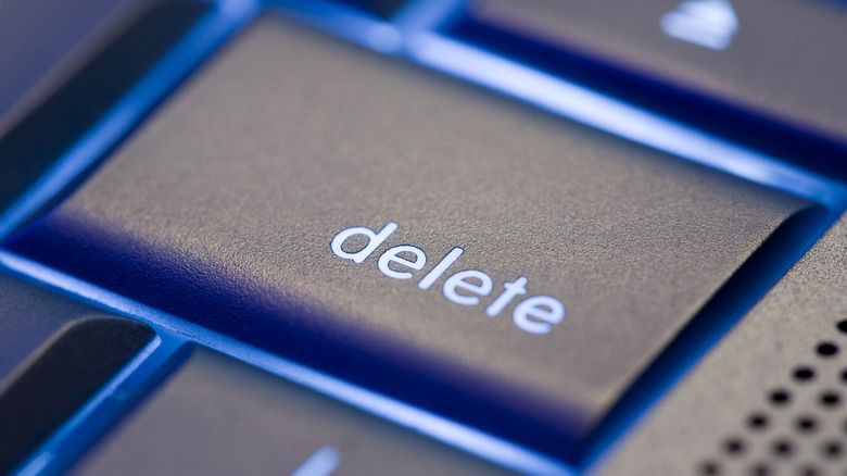 delete button keyboard