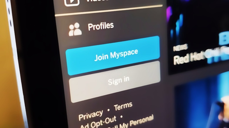 join myspace button website