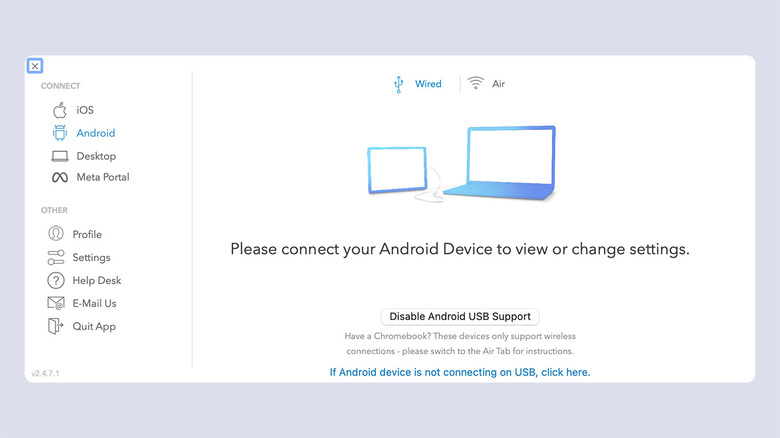 Mac second screen Android Duet