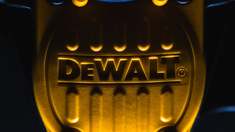 Worn down DeWalt Tools logo