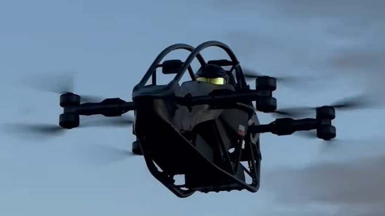 head on view of a Jetson ONE in the air