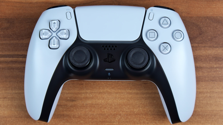 PlayStation 5 controller on flat surface