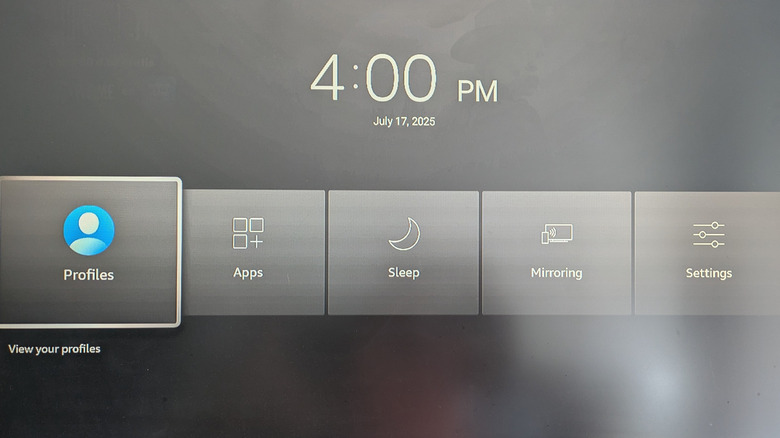 Amazon Fire TV Stick Quick Access Menu