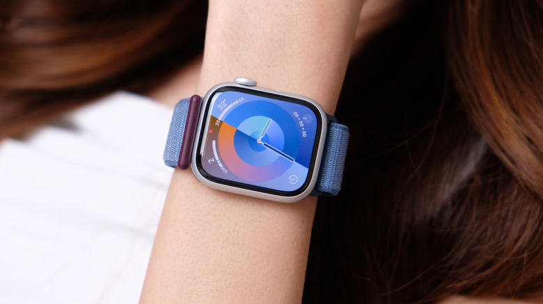 Person wearing an Apple Watch Series 9