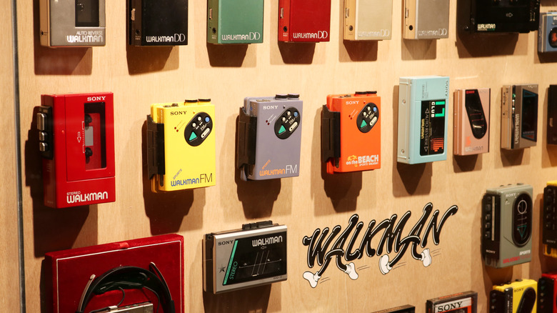 Walkman model exhibit