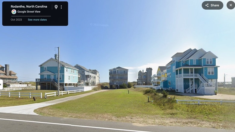 Google Maps street view of Rodanthe, NC