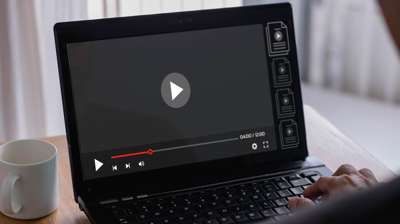 YouTube illustration laptop