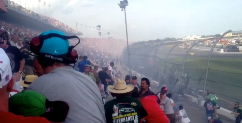 YouTube reinstates Daytona Speedway crash video
