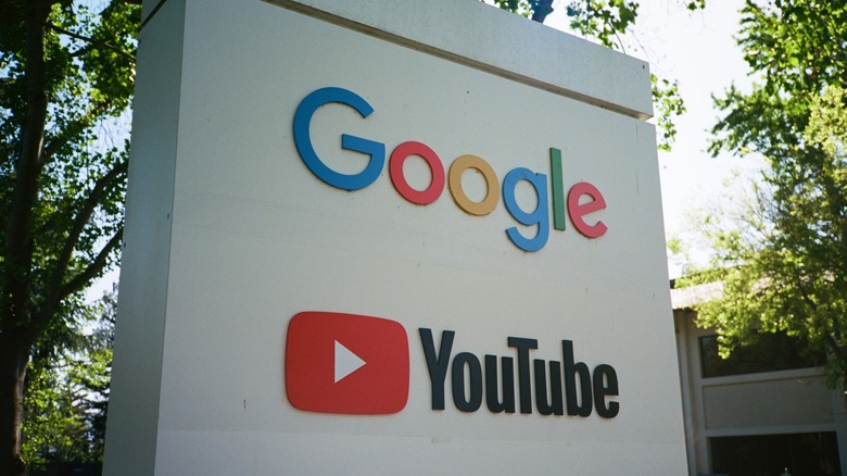 YouTube Google logos