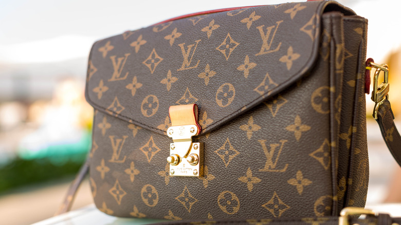 Louis Vuitton leather handbag