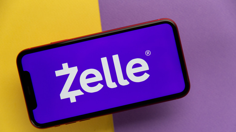 Zelle logo on iPhone