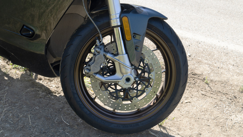 Zero Motorcycles SR/S front wheel and brake